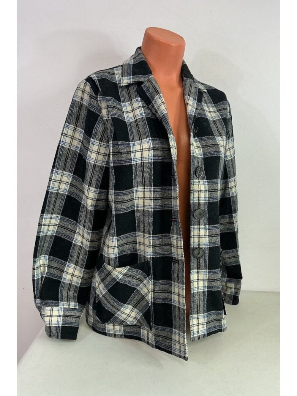 Pendleton Plaid Coat Jacket Womans Small